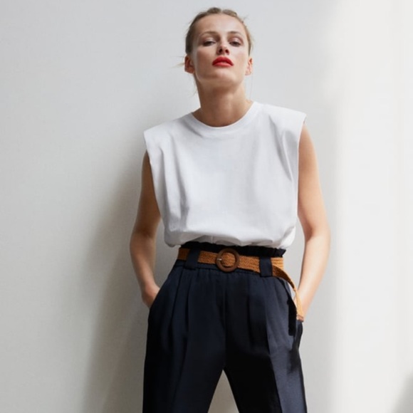 Zara Pants - Raffia Belt Pants